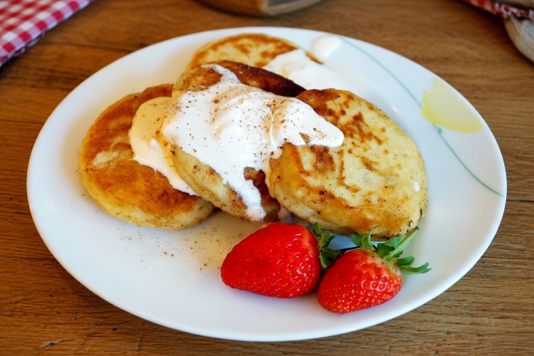Сырники с бананом